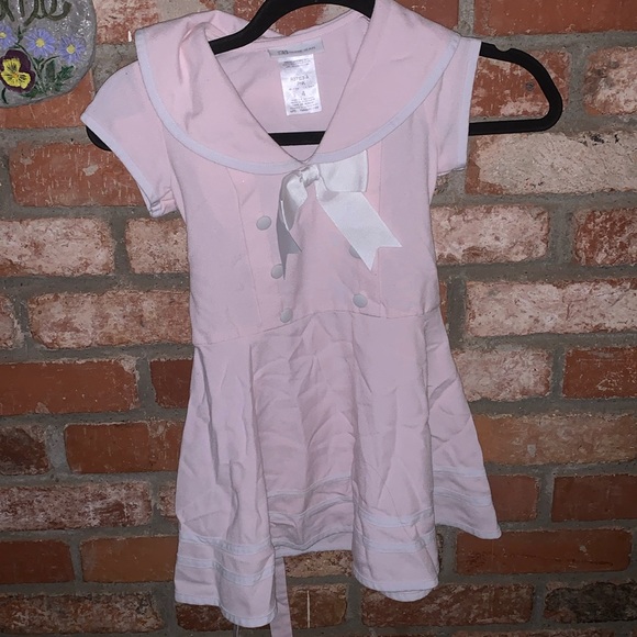 bonnie jean pink sailor dress 4T Pink NOS Sailor Dress Bonnie Jean
